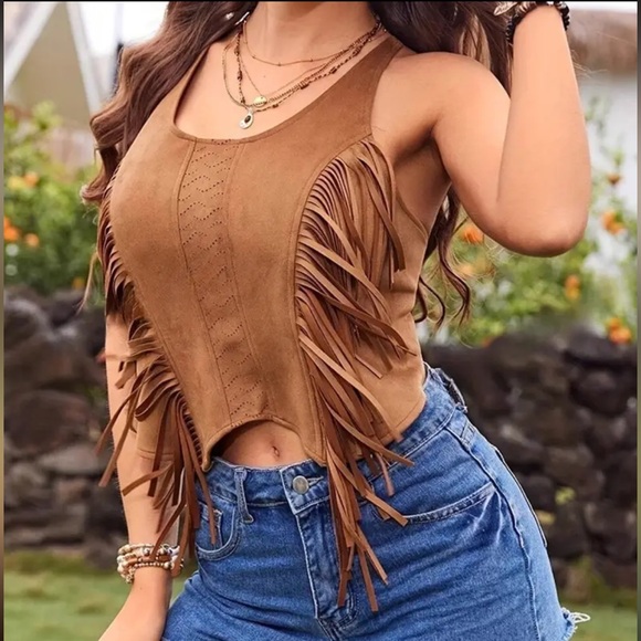 Cowgirl Vintage Style Western Vest - Picture 1 of 9